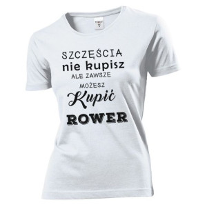 Koszulka damska Szczęścia nie kupisz M Biały