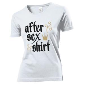 Koszulka damska After sex shirt XXL Biały