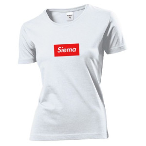 Koszulka damska Siema XL Biały