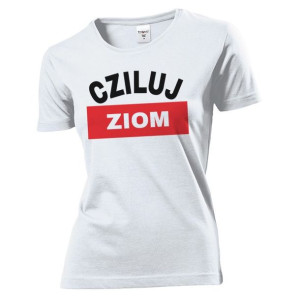 Koszulka damska Cziluj ziom XXL Biały