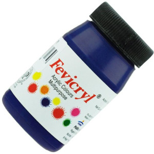 Farba akrylowa 50 ml do tkanin i drewna Fevicryl - 23 ultramarine blue - ul