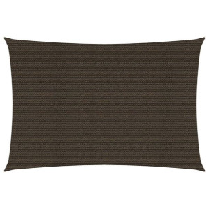 Żagiel przeciwsłoneczny, 160 g/m², brązowy, 2x4 m, HDPE