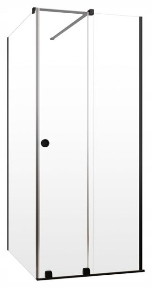 Kabina Furo KDJ RH BLACK 100x120x200 RADAWAY Prawa