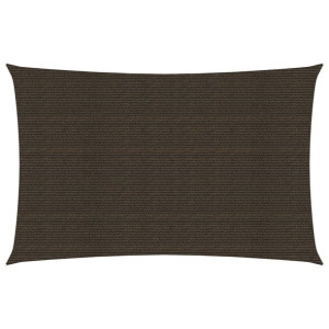 Żagiel przeciwsłoneczny, 160 g/m², brązowy, 4x6 m, HDPE