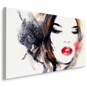 Obraz DEKORACYJNY Abstrakcyjny Portret Kobiety 3D 100cm x 70cm
