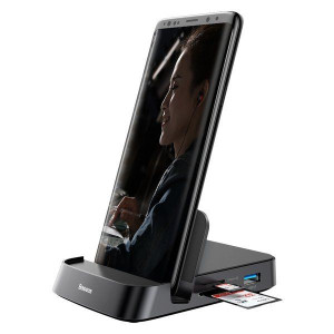 Baseus Mate Docking | Inteligentna stacja dokująca Type-C 15W Adapter HUB H