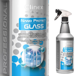 Nanopreparat do mycia szyb szkła luster bez smug krystaliczny blask CLINEX
