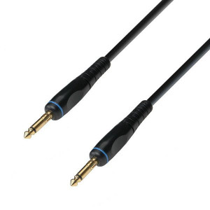 KI6SGP Kabel gitarowy instrumentalny 2x jack mono 6,3mm, Adam Hall 6m