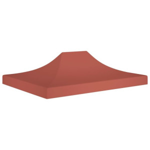 Dach do namiotu imprezowego, 4 x 3 m, terakota, 270 g/m²