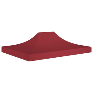 Dach do namiotu imprezowego, 4,5 x 3 m, burgundowy, 270 g/m²