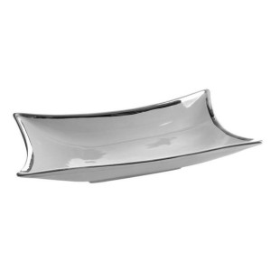 Patera ceramiczna IAN 41X22X8 stalowy + srebrny