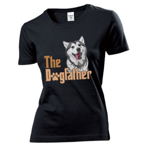 Koszulka damska The Godfather pies husky M Czarny