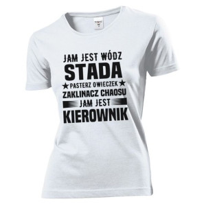 Koszulka damska Jam jest Kierownik XXL Biały