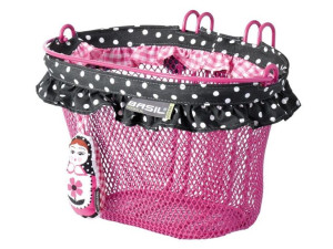 Kosz na kierownicę BASIL JASMIN BABOUSHKA BASKET JUNIOR mocowanie na haki 1