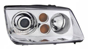 Reflektory przednie VW Bora CHROM CLEAR