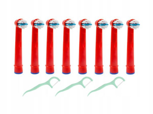 8 Końcówek Do Oral-b Kids Stages Dzieci + Gratis