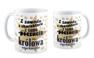 Kubek dla niej Królowa wszechświata