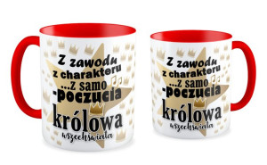 Kubek dla niej Królowa wszechświata