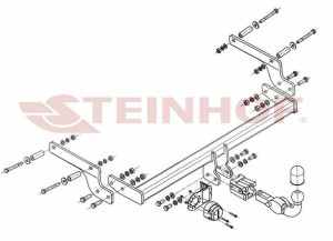 Hak holowniczy Steinhof Dacia Logan 2013-