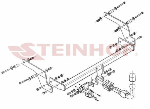 Hak holowniczy Steinhof Dacia Sandero Stepway 2013-
