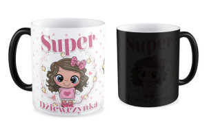 Kubek dla dziewczyny Super dziewczynka