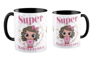 Kubek dla dziewczyny Super dziewczynka