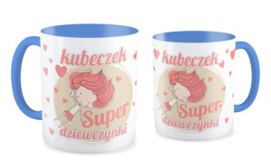 Kubek dla dziewczyny Super dziewczynka