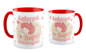 Kubek dla dziewczyny Super dziewczynka