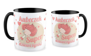 Kubek dla dziewczyny Super dziewczynka