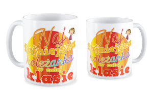 Kubek dla dziewczyny Najfajniejsza koleżanka w klasie
