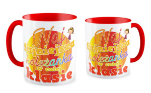 Kubek dla dziewczyny Najfajniejsza koleżanka w klasie