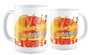 Kubek dla dziewczyny Najfajniejsza koleżanka w klasie