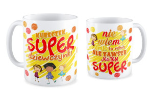 Kubek dla dziewczyny Super dziewczynka