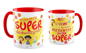 Kubek dla dziewczyny Super dziewczynka