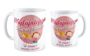 Kubek dla dziewczyny Najfajniejsza dziewczynka w całej klasie