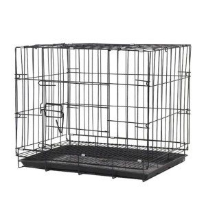 Klatka dla psa kota pupila metalowa M 60*43*60 cm Czarna