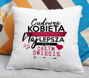 Poduszka Cudowna kobieta na całym świecie