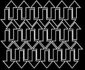 Naklejka strzałki strzałka 5x3cm 72 szt czarny  matowy