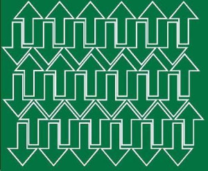 Naklejka strzałki strzałka 5x3cm 72 szt zielony z połyskiem