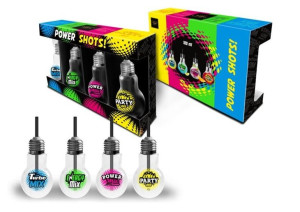 Zestaw 4 żarówek POWER SHOTS 100 ml