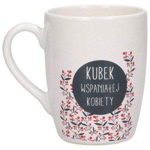Kubek baryłka wspaniałej kobiety