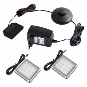 Oświetlenie LED square niebieski