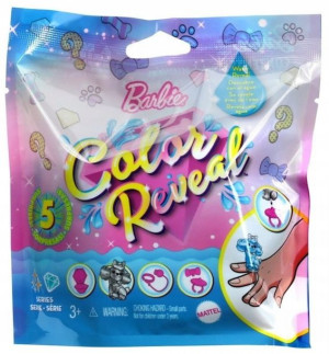 Barbie Color Reveal Brokatowe zwierzątko 3+ Mattel