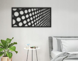 Dekoracja na ścianę PANEL AŻUROWY OBRAZ 3D P51-8040