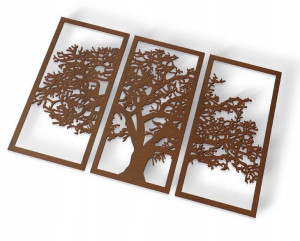 Dekoracja na ścianę PANEL AŻUROWY OBRAZ 3D P2-8056