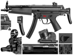 Replika pistolet maszynowy ASG H&K Heckler&Koch MP5 A5 EBB 6 mm
