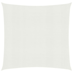 Żagiel przeciwsłoneczny, 160 g/m², biały, 4,5x4,5 m, HDPE
