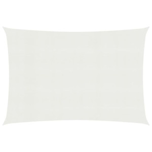 Żagiel przeciwsłoneczny, 160 g/m², biały, 2x3 m, HDPE