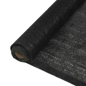 Siatka osłaniająca HDPE, 1x10 m, czarna, 150 g/m²