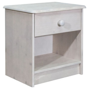 Szafka nocna, 41x30x42 cm, lite drewno sosnowe